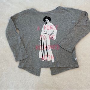 Star Wars Princess Leia shirt w/ pink sequins
